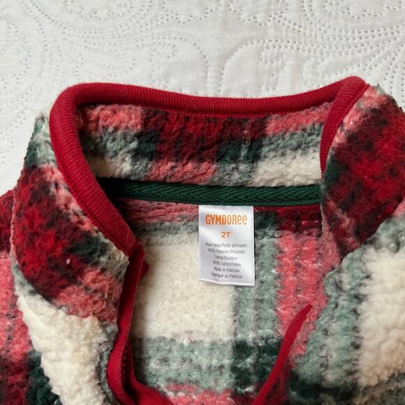 Gymboree Sherpa Fleece Pullover Sweatshirt Size 2T - Picture 5 of 5